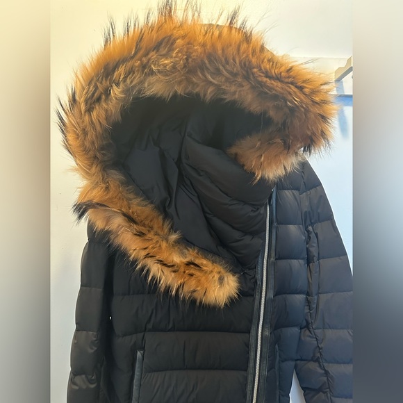 RUDSAK Black Puffer Jacket with Faux Fur Hood - Picture 4 of 12